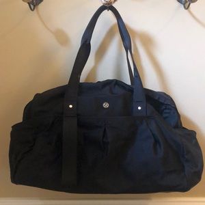 Lululemon Black Duffle Bag